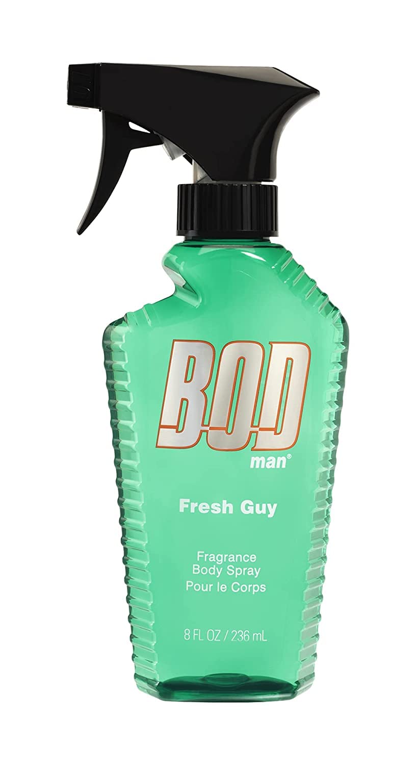BOD Man Fesh Guy Fragrance Body Spray by Parfums de Coeur - 8 oz Body Spray For Man