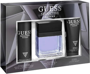 Guess Seductive Homme By Guess 3 Piece Gift Set Eau de Toilette Spray For Man