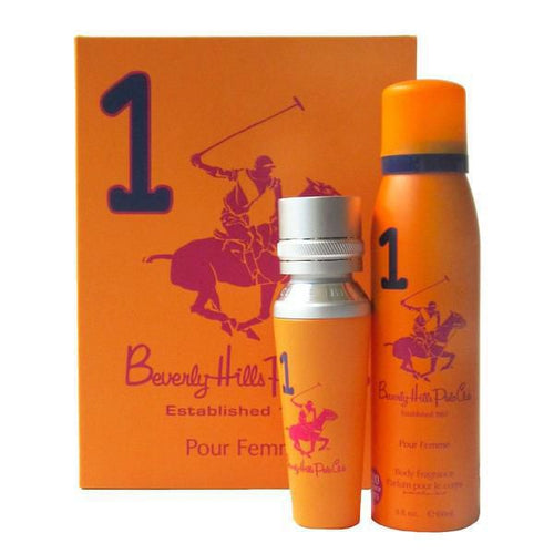 Beverly Hills Polo Club No. 1 Eau De Parfum & Deodorant Gift Set (2Pcs) For Women