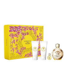Versace Pour Femme Eau de Toilette Spray 4 Pieces Gift Set For Women
