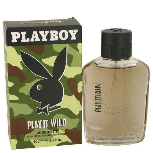 (3 pack) Playboy Play It Wild by Playboy Eau De Toilette Spray 3.4 OZ.  For Man