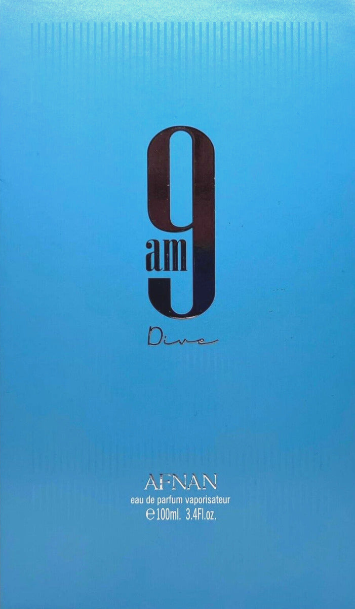 Afnan 9 AM Dive  EDP  Spray For Man and Woman