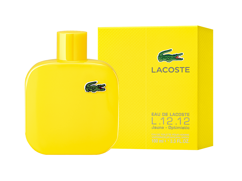 Lacoste Jaune Yellow Optimistic Eau de Toilette Spray For Man