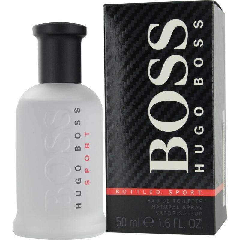 Boss Bottled Sport Cologne by Hugo Boss, Step off the court with confidence and style wearing Boss Bottled Sport, a refreshing men’s fragrance.  This invigorating cologne contains an array of aromatic and citrus accords that draw attention from across any room.  Notes:  Top notes of juicy grapefruit and delicate aldehydes present a clean, airy scent that keeps you feeling energized after your gym session.