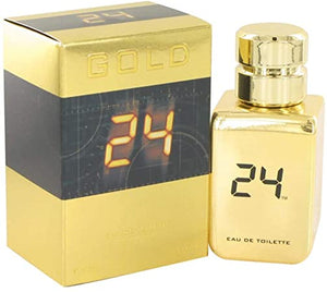 24 Gold The Fragrance Cologne by Scentstory, When applied to pulse points, 24 Gold The Fragrance enchants the senses while sharing a unique and mysterious story. Launched by ScentStory in 2010, this smoky, oriental unisex cologne opens with woody top notes of exotic guaiac wood, musty agarwood and intoxicating white floral jasmine