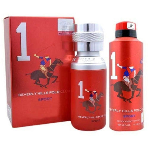 Set - Beverly Hills Polo Club Sport 1 Man Gift Set - 2 Pieces