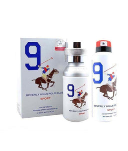 Set - Beverly Hills Polo Club Sport 9 Man Gift Set - 2 Pieces