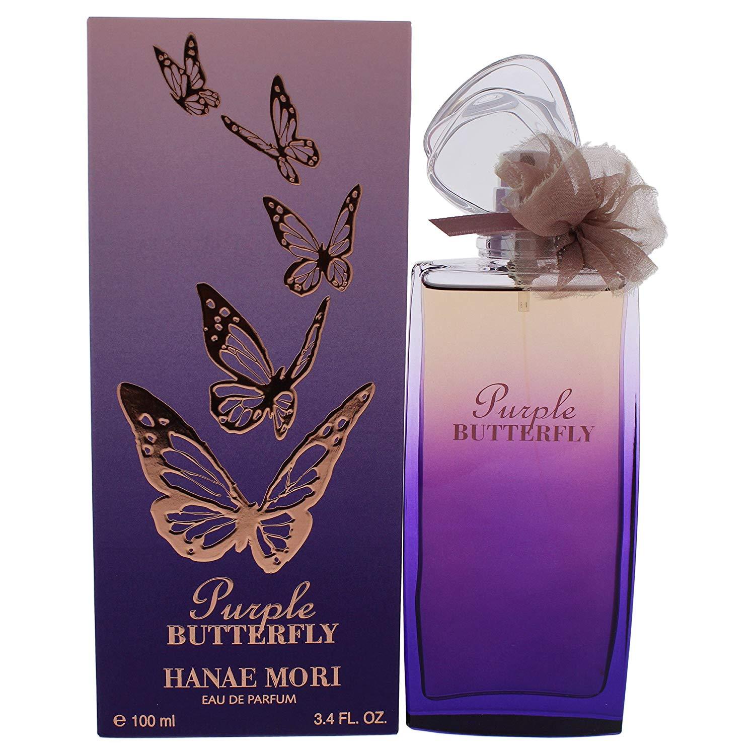 Hanae Mori Purple Butterfly By Hanae Mori Eau de Parfum Spray For Women