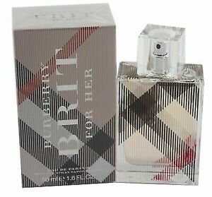 Combination of sweet and fresh tones, the Burberry Brit Eau de Toilette Spray for women is absolutely sensual and stimulating.  Notes: Crafted in the year 2004, this Burberry fragrance starts with fresh-fruity notes of Green Almond, Lemongrass, Pear, and Lime at the top. The heart unites whiffs of Almond, Sugar, and Peony for a sweet and exotic aroma that excites the senses. Comforting Vanilla, woody Mahogany, and balmy Amber merge at the base of the fragrance for a soft, seductive scent that lingers on.