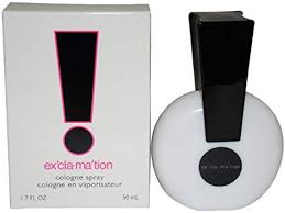 Exclamation Perfume by Coty, Exclamation, launched in 1988, is a warm, spicy perfume sure to get you noticed. Bright and exciting, it works as an invigorating daytime scent or a captivating fragrance for nights on the town.  Notes: Apricot, peach, bergamot, and green notes harmoniously open the scent. Juicy and energizing, the fruits are brought back down to earth with the sugary green aroma. Jasmine, lily of the valley, heliotrope, and orris root blend together