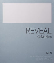 Load image into Gallery viewer, Reveal Calvin Klein Cologne by Calvin Klein, Reveal Calvin Klein is an aromatic fragrance for men that was launched in 2015.  Notes;  This fresh and bold scent was developed by perfumers Ann Gottlieb, Marypierre Julien, Olivier Gillotin, and Rodrigo Flores-Roux. This composition opens with top notes of crystallized ginger, mastic, pear, brandy, and melon.