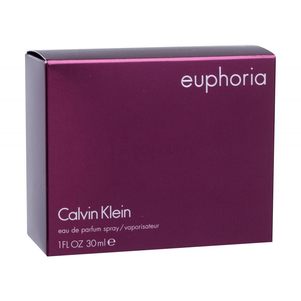 Enhance your allure with the sweet scent of fresh flowers by wearing Euphoria by Calvin Klein.  Notes: Containing notes of black violet, pomegranate, black orchid, mahogany wood, persimmon, and lotus blossom, this perfume for women is perfect for romantic nights out with that special someone.