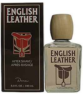 English Leather After Shave by Dana, English Leather is a classic men’s scent that has been on and off the market since its original formulation in 1949 by Dana and continues to be a favorite for nostalgia fans for its solidly masculine scent.  Notes: Opening notes of bergamot and lavender mix with citrus and rosemary for a bracing first act. Middle notes of honey and rose mellow out the sharpness, but the base 