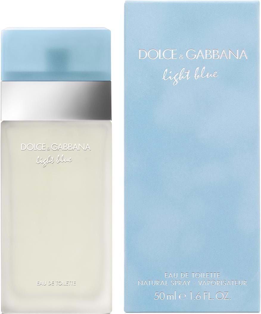 Light Blue Perfume by Dolce & Gabbana, Light Blue is an aroma anchored in flower notes and fruity aromas, perfect for women looking to freshen their scent and arouse the apple of their eye.  Notes:  The fragrance starts with a tinge of green apple, supported by Sicily cedar notes and hints of bluebell. Those enjoying this fragrance are treated to more depth than the initial bouquet with middle tones of jasmine and bamboo.
