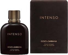 Load image into Gallery viewer, Dolce &amp; Gabbana Intenso Cologne by Dolce &amp; Gabbana, Dolce &amp; Gabbana Intenso Cologne was introduced in 2014. This cologne, made especially for men, is distinctively rich and earthy. The signature of the product is its ability to be strong and masculine while effortlessly remaining crisp and fresh.  Notes:  The fragrance begins with the top notes of refreshing aqua and the gourmand influence of basil. Floral notes are also prevalent with the addition of lavender geranium
