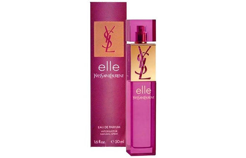 Elle by Yves Saint Laurent introduces Elle with a composition that is modern, summer, and playful, it includes notes of grapefruit, Sambac jasmine, pink pepper, benzoin, and amber.