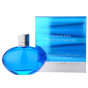 Mediterranean Perfume by Elizabeth Arden, A spritz of Mediterranean and you are transported to the Greek islands.  Notes:  This floral perfume has a lovely mix of citrus, musk and fruit accords with a powdery dry down. The scent begins with a fruit basket of top notes including plum, peach and Sicilian mandarin. These notes open to a floral heart accord featuring orchid, wisteria, and magnolia. A warm, woody base of amber, 