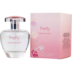 Pretty Perfume by Elizabeth Arden, Designed by the house of Givaudan and launched in 2009, Pretty is nothing if not aptly named. This floral perfume stays close to the skin to bless any look with freshness and feminine grace, ideal for lifting one’s spirits through the day.  Notes:  Mandarin, peach and orange blossom from an invigorating accord of top notes leading effortlessly into the heart of the fragrance