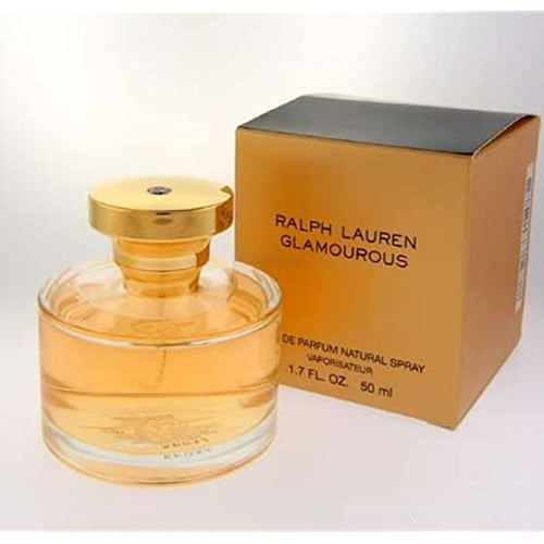 Glamorouse Edp Spray by Ralph Lauren was launched 2001.  This is a sweet, romantic fragrance of dewy pearl flower, Kona plumeris,  Casablanca lily, exotic Siam wood and Cashmere musk.  Glamorous Edp Spray is recommended for Daytime wear.