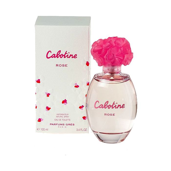 Cabotine Rose Perfume by Parfums Gres, Enjoy the flirty exuberance of Cabotine Rose, a youthful women’s fragrance. This light, fresh and invigorating perfume combines floral and fruity accords for an entirely chic and feminine aroma that builds your confidence with every spritz.  Notes:  Top notes of mandarin orange, juicy pear, blackcurrant, and bright cherry blossom open the scent for a vibrant and tantalizingly sweet burst of fruity flavor.
