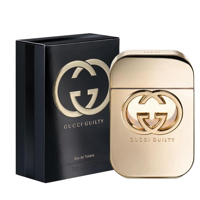 Gucci Guilty Perfume by Gucci, This fragrance was created by the house of Gucci with perfumer Aurelien Guichard and released in 2010.  A spirited sweet flowery perfume for women. Allow this scent to become your guilty pleasure.  Notes:  t has a full personality with such an exquisite blend of notes that you will not want to put it down.