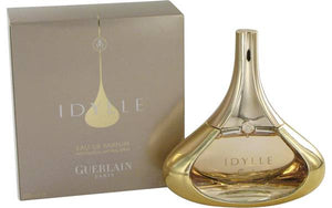 Idylle Perfume by Guerlain, Douse yourself in the seductive and romantic Idylle, a mesmerizing women’s fragrance. This dynamic perfume combines fruity, earthy and a variety of floral accords for a sensational result that’s dazzling in its complexity.  Notes:  Top notes of ripe litchi, sweet red raspberry, Bulgarian rose, and white freesia open the scent with a vibrant, lush atmosphere that evokes images of a garden bursting with new spring life.