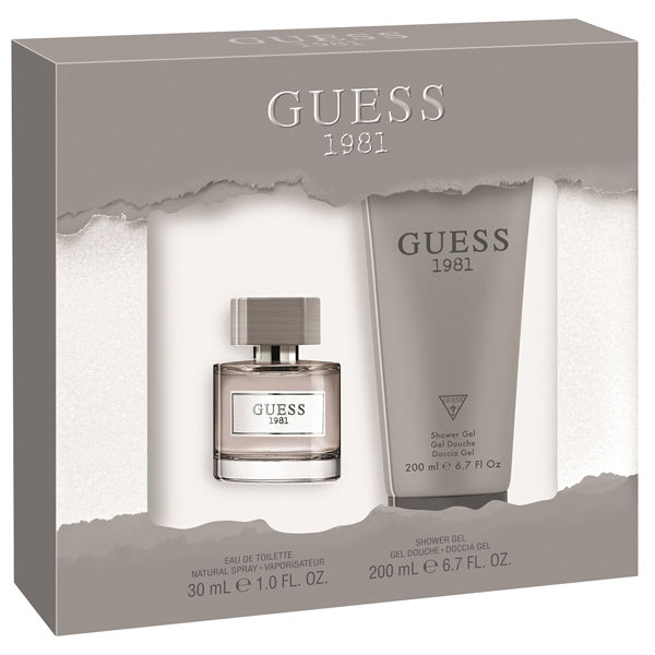 Guess 1981 By Guess Eau De Toilette Spray for Man 2 Piece Gift Set