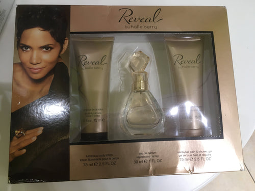 Reveal  Eau de Parfum Spray By Halle Berry 30ml / 1.0 OZ. Gift Set 3 Pcs For Women