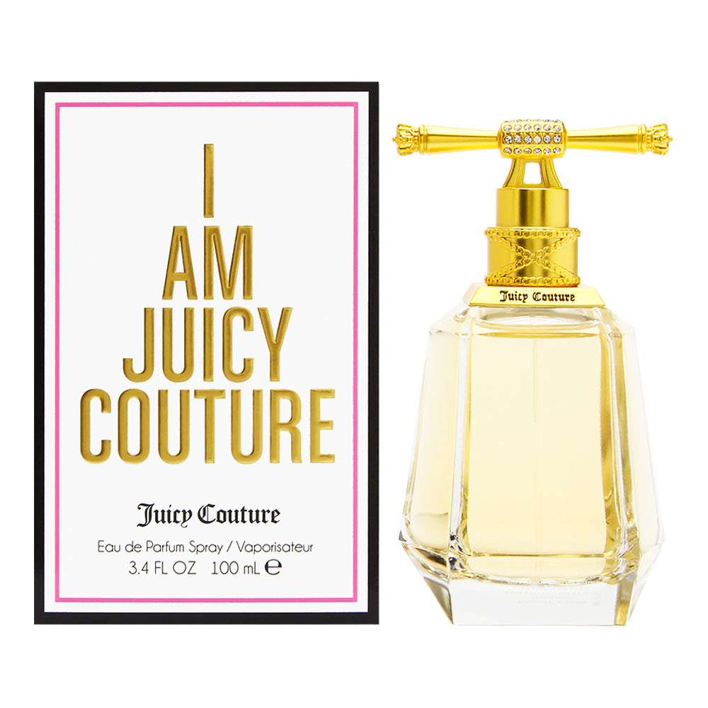 I Am Juicy Couture Perfume by Juicy Couture, Released in 2015, I Am Juicy Couture is a scent experience perfectly crafted for today’s “millennial” woman.  Notes: With its delectable composition of floral and fruity accords, this stand-out scent is meant to be just as unforgettable as the rebellious, unapologetic, and independent woman who wears it. The expert nose behind the fragrance is perfumer Dora Baghriche-Arnaud. 