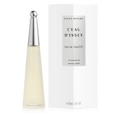 L'eau D'issey (Issey Miyake) Perfume by Issey Miyake, L'Eau D'Issey (issey Miyake) was launched in 1992 and was the first fragrance to be introduced by the brand. French for ‘Issey’s water’, the scent is fresh and feminine and is perfect for every-day wear. The perfume opens with flowery and aquatic top notes of cyclamen, lotus, rose water and 