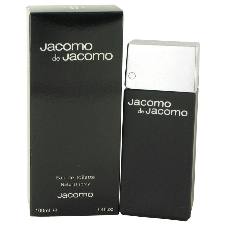 Jacomo De Jacomo Cologne by Jacomo, Available in a black bottle, Jacomo De Jacomo cologne is a highly masculine fragrance. It first came out in 1980. Its scent composition consists of an array of exquisite notes, including galbanum, rosemary, basil, cardamom, lavender, grapefruit, lime, geranium, rosewood, sage, cumin, clove, cinnamon, patchouli, cyclamen, plum tree, musk, amber, iris, cedar, cypress and evernia.