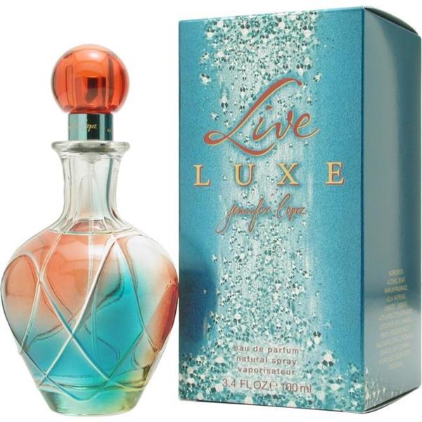 Live Luxe Perfume by Jennifer Lopez, Embrace a life of passion, dance, and luxury with Live Luxe, a majestic women’s fragrance.  Notes: This compelling perfume combines fruity, floral, and sensual accords for a refreshing and inspiring scent that will lift your spirits and revive your taste for all of life’s greatest pleasantries. Top notes include juicy pear, plump peach, and ripe melon for a succulent
