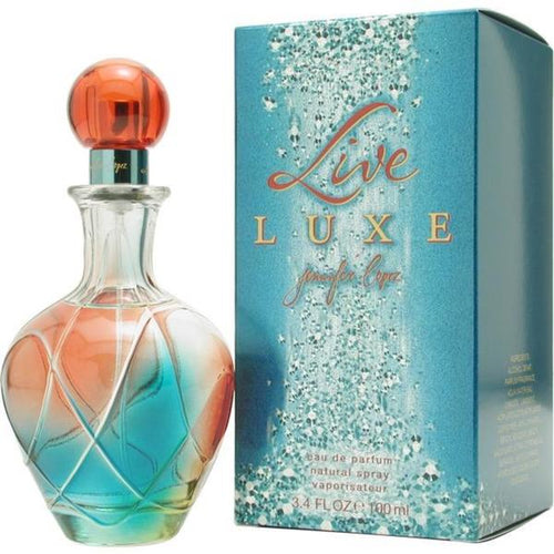 Live Luxe Perfume by Jennifer Lopez, Embrace a life of passion, dance, and luxury with Live Luxe, a majestic women’s fragrance.  Notes: This compelling perfume combines fruity, floral, and sensual accords for a refreshing and inspiring scent that will lift your spirits and revive your taste for all of life’s greatest pleasantries. Top notes include juicy pear, plump peach, and ripe melon for a succulent