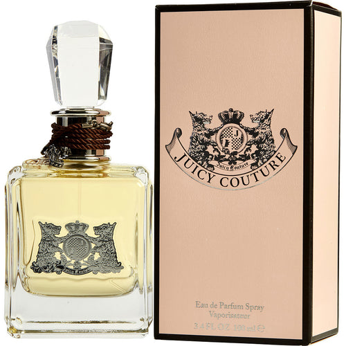 Juicy Couture Perfume by Juicy Couture, Launched in 2006, Juicy Couture is a classic fragrance containing green and animalic notes.  Notes: The top notes of this scent are sweet and bold such as watermelon, mandarin orange, passionfruit, green apple, green leaves, hyacinth, and marigold. The floral heart includes lily, tuberose, and rosehip. 