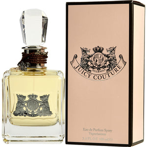 Juicy Couture Perfume by Juicy Couture, Launched in 2006, Juicy Couture is a classic fragrance containing green and animalic notes.  Notes: The top notes of this scent are sweet and bold such as watermelon, mandarin orange, passionfruit, green apple, green leaves, hyacinth, and marigold. The floral heart includes lily, tuberose, and rosehip. 