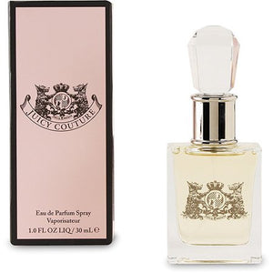 Juicy Couture Perfume by Juicy Couture, Launched in 2006, Juicy Couture is a classic fragrance containing green and animalic notes.  Notes: The top notes of this scent are sweet and bold such as watermelon, mandarin orange, passionfruit, green apple, green leaves, hyacinth, and marigold. The floral heart includes lily, tuberose, and rosehip. 