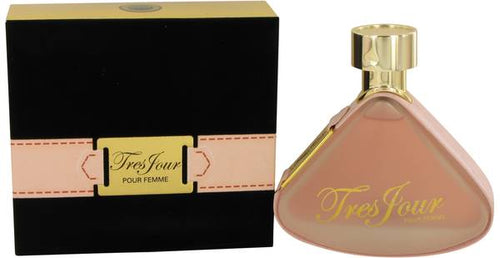 Armaf Tres Jour Perfume by Armaf, White floral, citrus, green, tuberose, and animalic are the main accords for Armaf Tres Jour, and they combine to give this perfume for women its distinctive scent.  Notes: The tuberose note in itself adds complexity and contradiction to this design from Armaf. This provocative scent combines a sense of creaminess and sweet floral. Rounding out the traits of this balanced perfume are top notes of green tea.