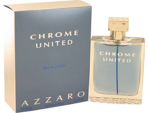 Chrome United Cologne by Azzaro, Bring a spicy complexity around your pulse points with Chrome United from Azzaro.   Notes: This cologne is meant to encapsulate those carefree moments you share with friends when life is most enjoyable. It opens with notes of bergamot and Szechuan pepper. 