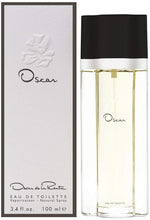 Load image into Gallery viewer, Oscar Perfume by Oscar De La Renta, Launched in 1977 as the premier fragrance for the brand.  Notes: This slightly sharp, delightfully floral blend opens with top notes of basil, coriander, peach, orange blossom, gardenia, and galbanum. A bouquet of jasmine, tuberose, lavender, cyclamen, rose, orchid, and rosemary notes make up the heart of the fragrance,
