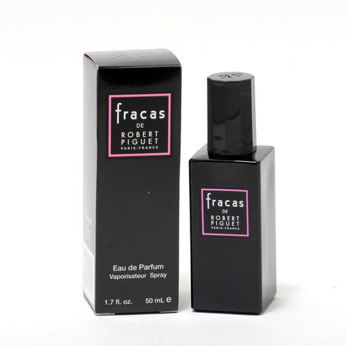 Juicy fruits intermingle with fragrant florals in the romantic women's scent Fracas by Robert Piquet. Introduced in 1948, this timeless scent combines fruity hints of peach, orange blossoms, floral jasmine, iris and lily of the valley. You will also note undertones of sandalwood, musk, cedar and oakmoss, adding a touch of mystery and confidence to your style. Try out this classic fragrance for a subtle scent that lasts throughout your day and into evening.
