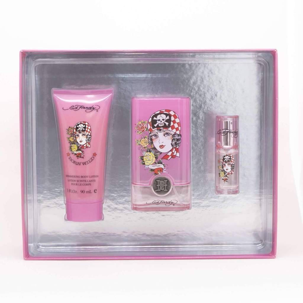 Gift Set - Ed Hardy Born Wild Eau De Parfum Spray For Women