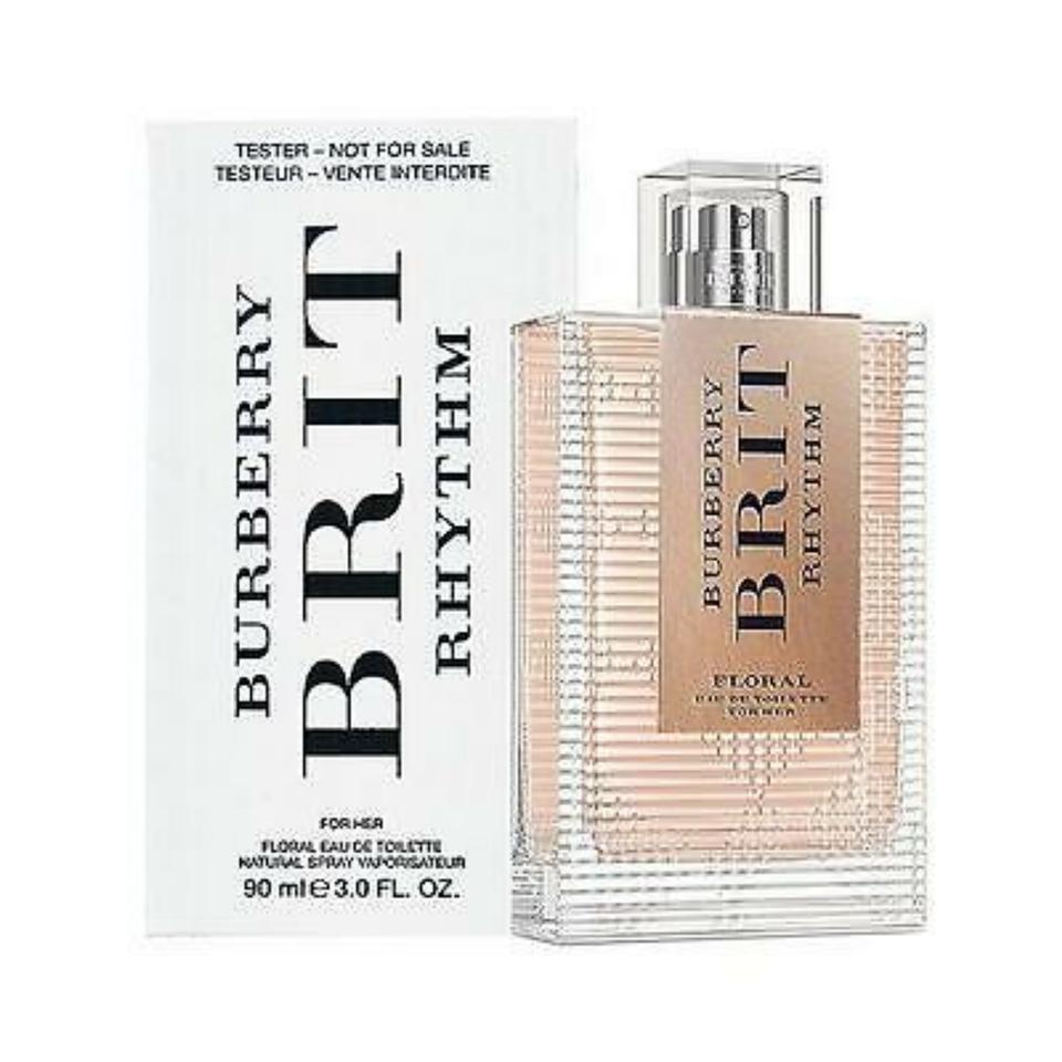 Burberry Brit Rhythm for Her Floral is a feminine perfume by Burberry. The scent was launched in 2015  Notes: Brit Rhythm Floral is a sensual, floral fragrance with an unexpected fruity twist. Fresh top notes of orchard fruit, Sicilian lemon, and orange open up to an intoxicating heart of Egyptian jasmine, lotus blossom, and dewy lilac.