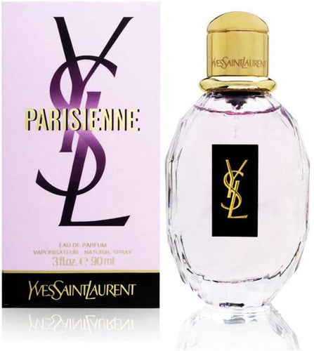 Parisienne Perfume by Yves Saint Laurent, Parisienne is a fruity floral fragrance for women by Yves Saint Laurent. Introduced in 2009, this fragrance is perfect for the modern cosmopolitan woman.  Notes: This fragrance opens with notes of juicy blackberry and tart cranberry. The heart, composed of rose, violet, peony, and leather, is intensely floral in a delicate way, punctuated by the warmth of the leather.