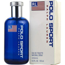 Load image into Gallery viewer, Polo Sport Cologne by Ralph Lauren, Polo Sport is a men’s aromatic green scent with aromatic, fresh spicy, green, citrus, and aldehydic main accords. Announced in 1994, this fragrance blends aldehydes, lavender, mint, artemisia, mandarin orange, bergamot, lemon, and neroli top notes, then entices you to the middle notes of seagrass, ginger, jasmine, geranium, rose, Brazilian rosewood, and cyclamen.