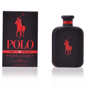 Polo Red Extreme Cologne by Ralph Lauren, Launched in 2017, Polo Red Extreme by Ralph Lauren is a vibrant and spicy oriental cologne designed with bold, fearless and powerful men in mind.  Notes: This daring fragrance features an exotic fusion of dark, earthy ebony wood blended with zesty, fruity blood orange and warm, rich coffee. 