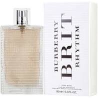 Load image into Gallery viewer, Burberry Brit Rhythm Perfume by Burberry, Show everyone you live life to your own beat with Burberry Brit Rhythm, an invigorating women’s fragrance. This impassioned perfume emits floral and woody accords for a refreshing and energizing scent you’ll be happy to wear while dancing the night away.  Notes:  Top notes of spicy pink pepper, neroli, relaxing lavender and aldehydes open the fragrance with a soft and luminous approach,