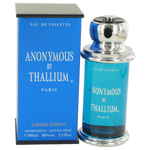 Anonymous By Thallium Paris By Yves de Sistelle Parfums Eau de Toilette Spray For Man