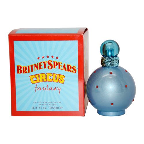 A fresh, floral, girly, sweet fragrance. Launched in 2009, coinciding with the release of Britney’s album “Circus”. Welcome to the Circus! A colorful illusion of fun, sexiness, and glamour.  Notes: The spectacle opens with juicy accords of sugar-coated raspberry and apricot blossom, reminiscent of tempting candy. The magic continues as blue peony, waterlily and addictive red sweetheart orchid take the limelight.