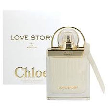 Load image into Gallery viewer, Chloe Love Story For Woman by Chloe  Discover the sparkling floral fragrance of Chloé&#39;s Love Story Eau de Toilette. Fruity orange blossom is joined by heart notes of nasturcia and plum, on a refreshing dewy base. Housed in an elegant bottle, inspired by the love padlock bridge in Pont des Arts, Paris.  Notes:  Top Notes: Orange Blossom.  Heart Notes: Nasturcia, Plum Blossom.  Base Notes: Dewy Accords.