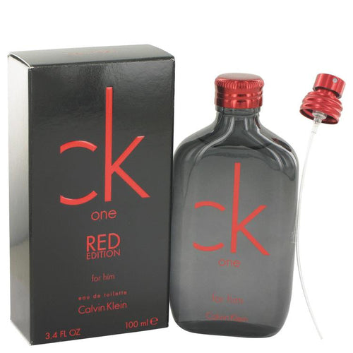Ck One Red Cologne by Calvin Klein, Confidently lead the way into the dark seduction of the wee hours wearing CK One Red, a mysterious men’s fragrance. Bursting with spicy, sweet, and atmospheric accords, this tantalizing cologne is sure to turn heads from every direction.  Notes: Top notes of juicy pear and aldehydes begin the aroma with an uplifting, rejuvenating scent